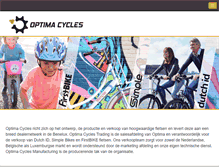 Tablet Screenshot of optima-cycles.nl